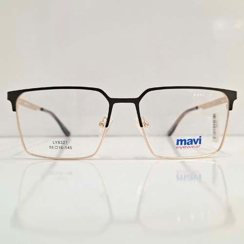 عینک طبی فلزی مردانه برند MAVI کد 2415