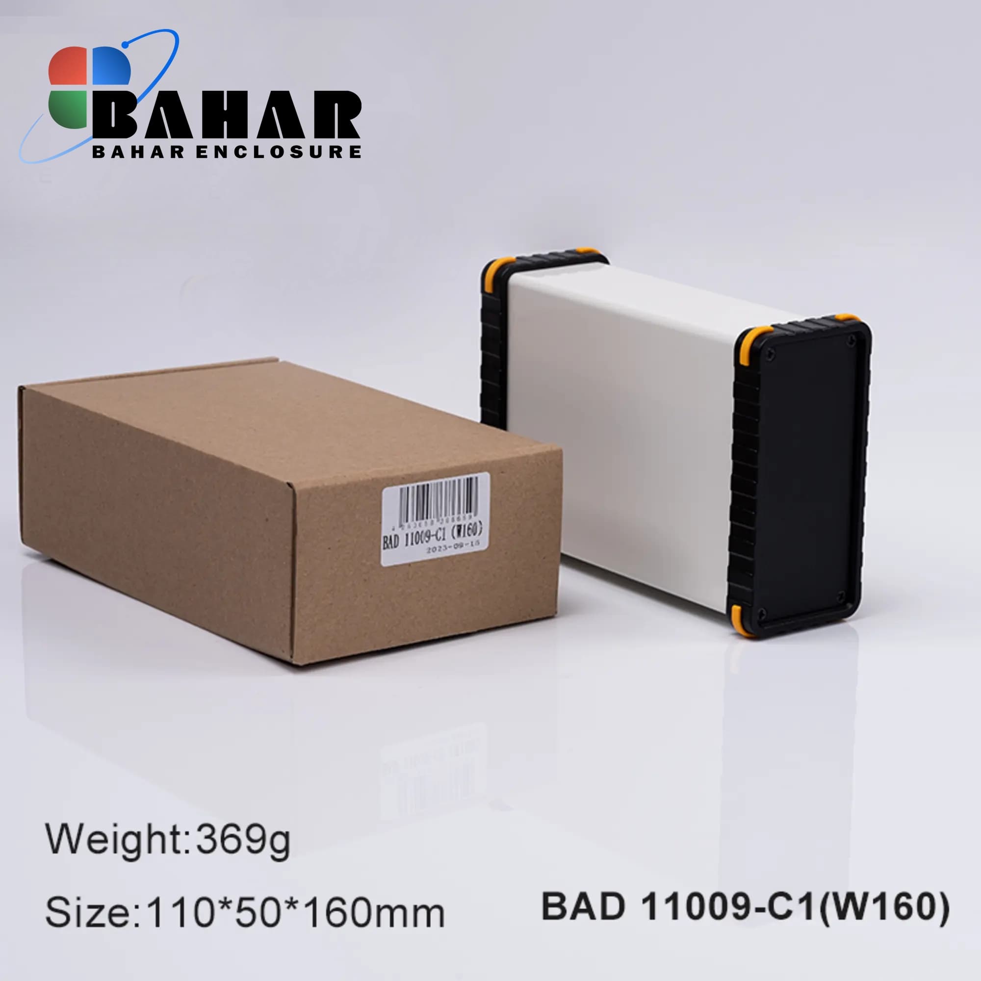 BAD 11009 C1-W160 جعبه آلومینیومی اکسترود پانل پلاستیکی — تصویر ۲