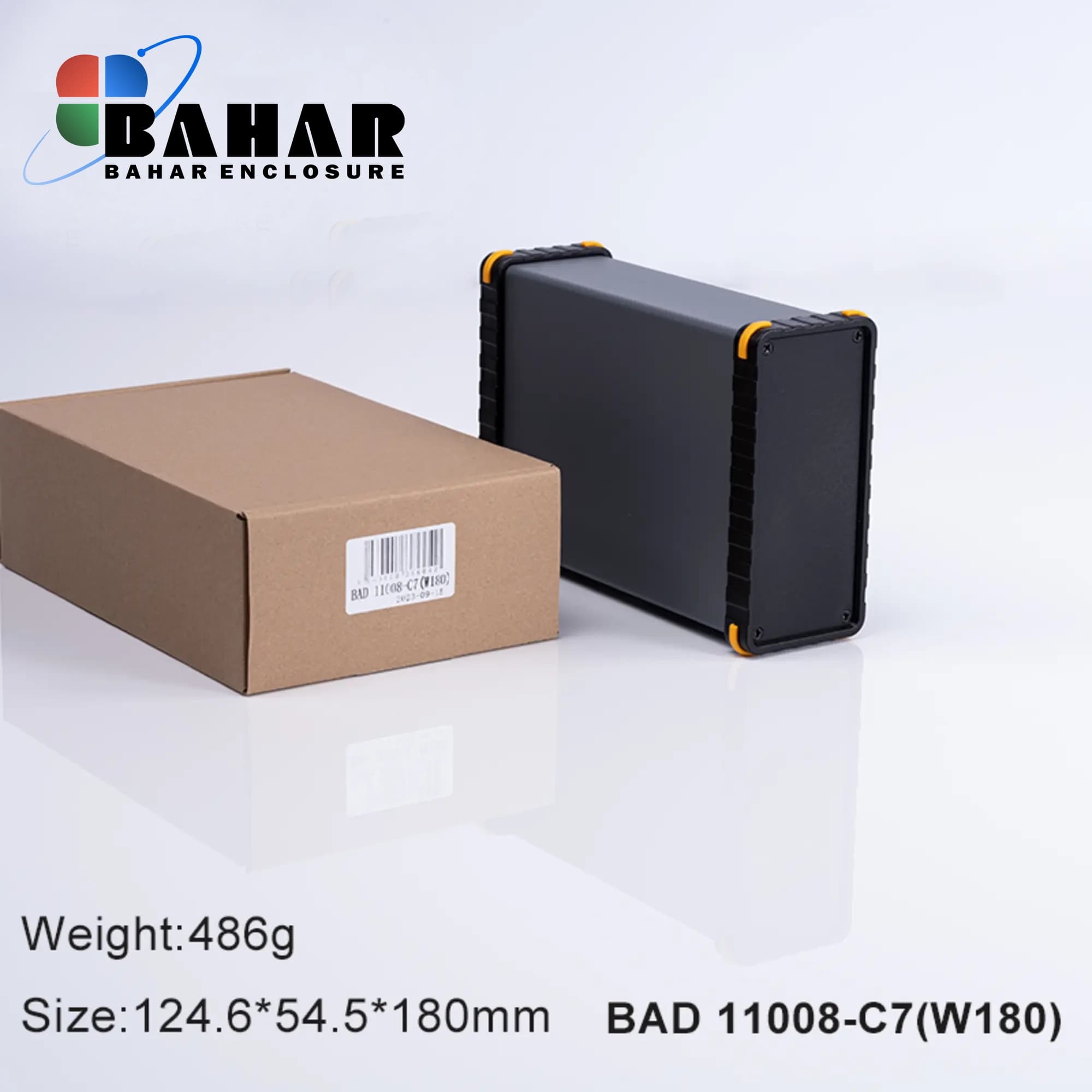 BAD 11008 C7-W180 جعبه آلومینیومی اکسترود پانل پلاستیکی — تصویر ۲