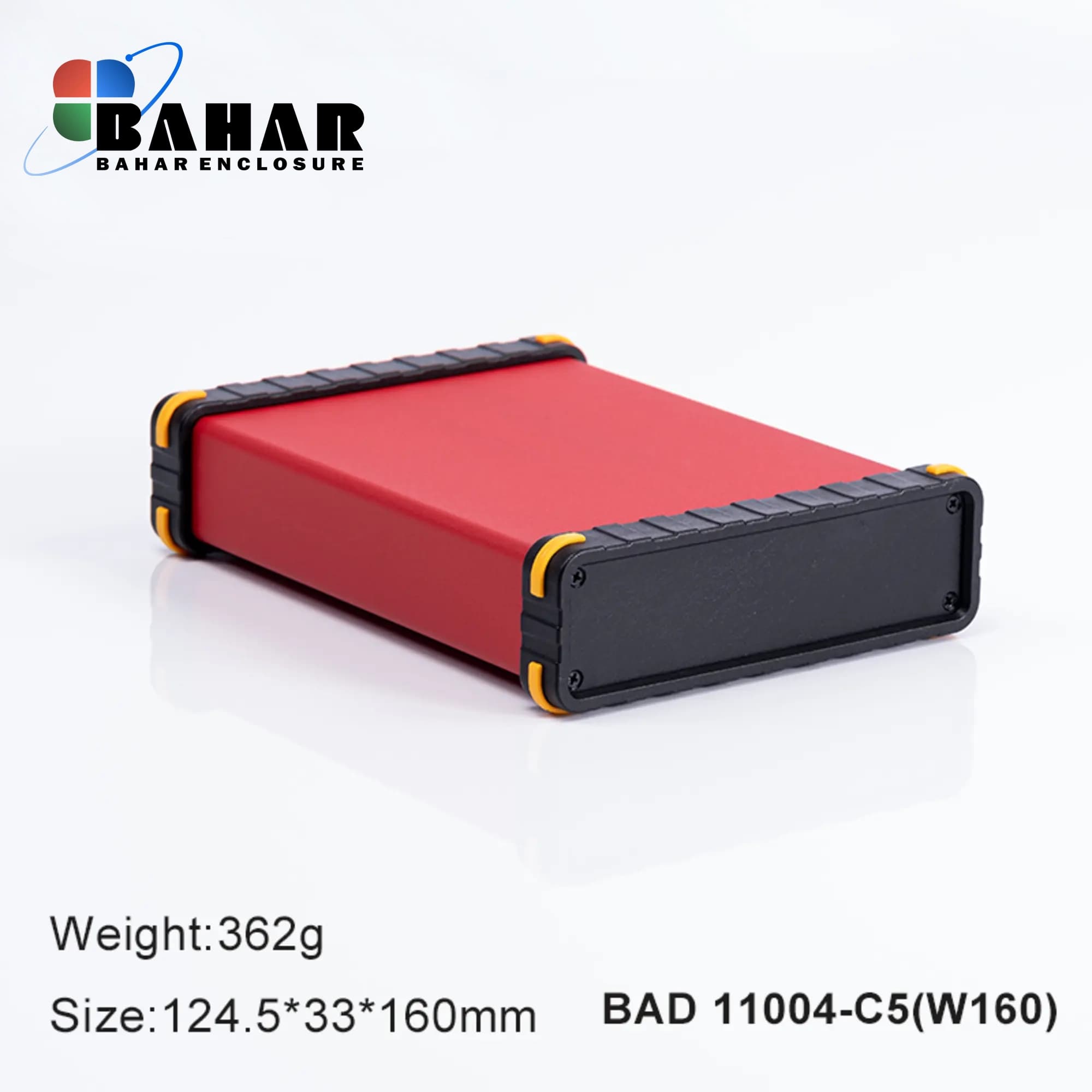 BAD 11004 C5-W120 جعبه آلومینیومی اکسترود پانل پلاستیکی