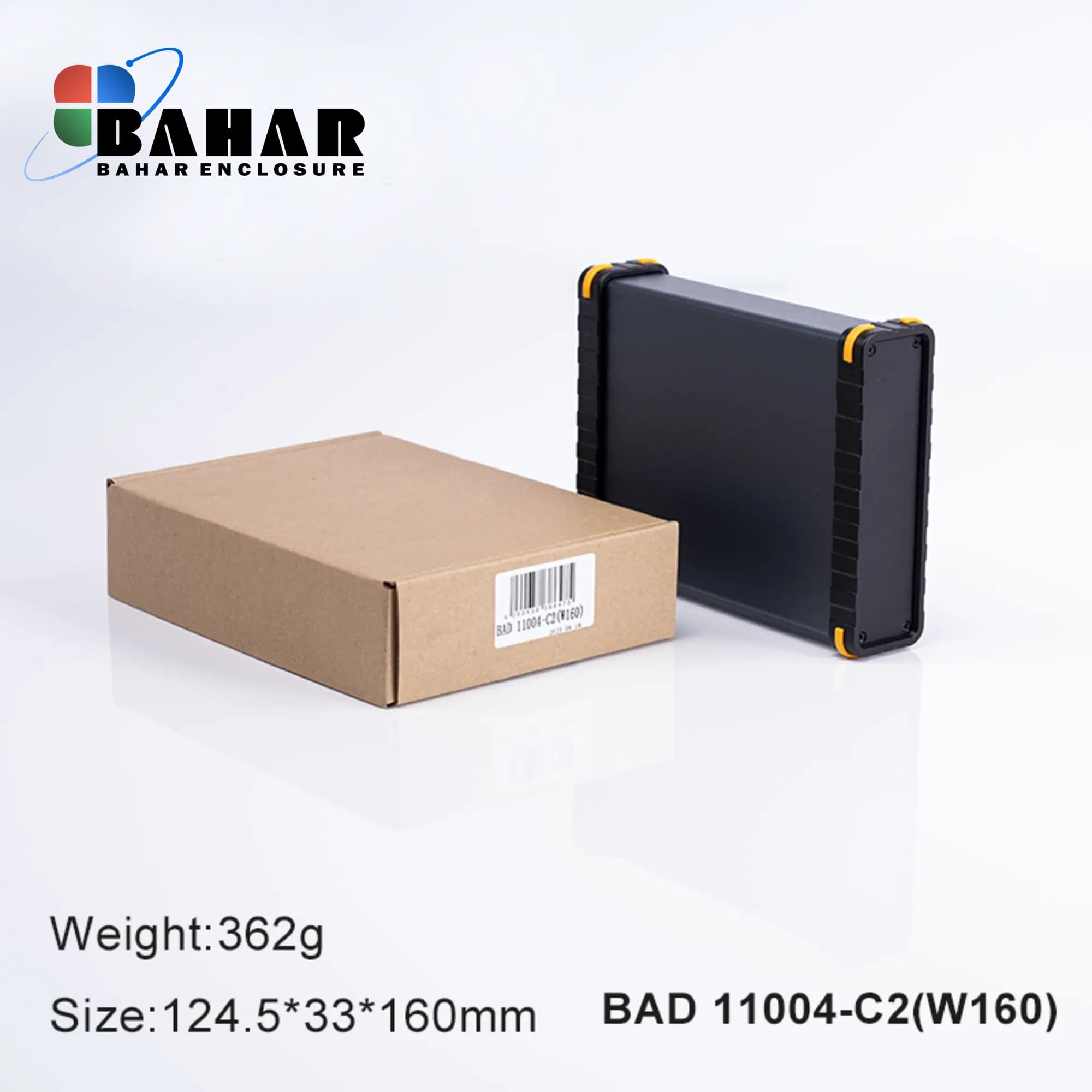 BAD 11004 C2-W120 جعبه آلومینیومی اکسترود پانل پلاستیکی — تصویر ۲