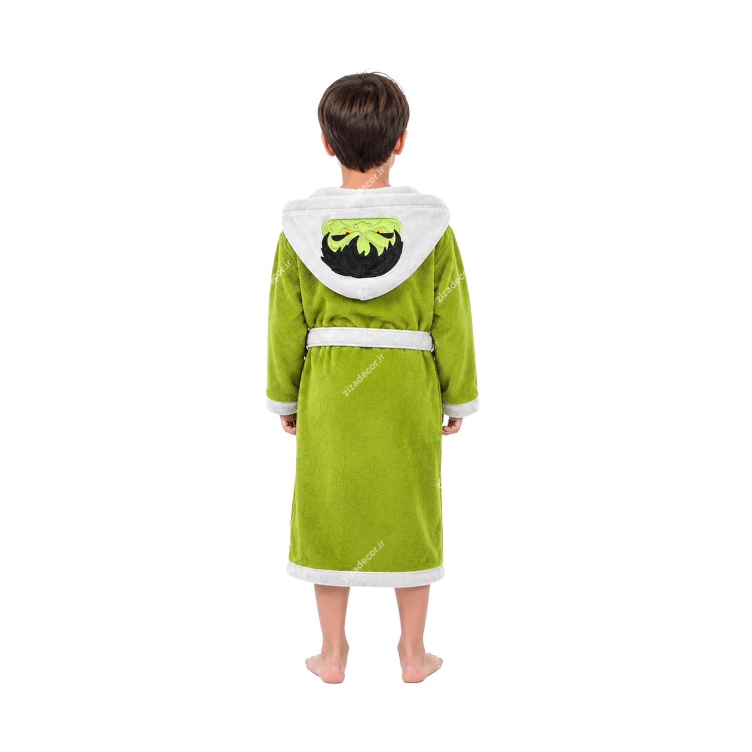 حوله تنپوش کلاهدار فانتزی کودک طرح هالک Hulk — تصویر ۳