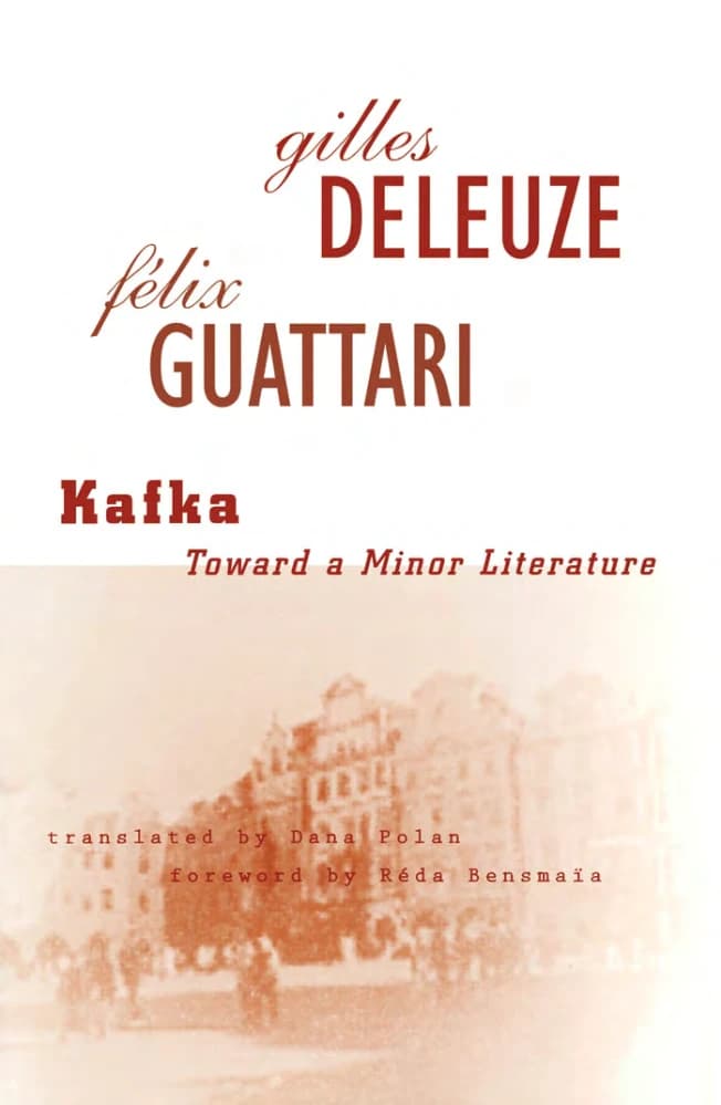 دانلودکتاب Kafka: Toward a Minor Literature (کافکا: به سوی ادبیات اقلیت) نسخه انگلیسی PDF | ژیل دلوز و فلیکس گاتاری