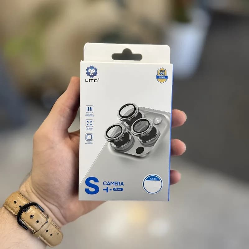 محافظ لنز دوربین iPhone 16 برند LITO لیتو — تصویر ۲