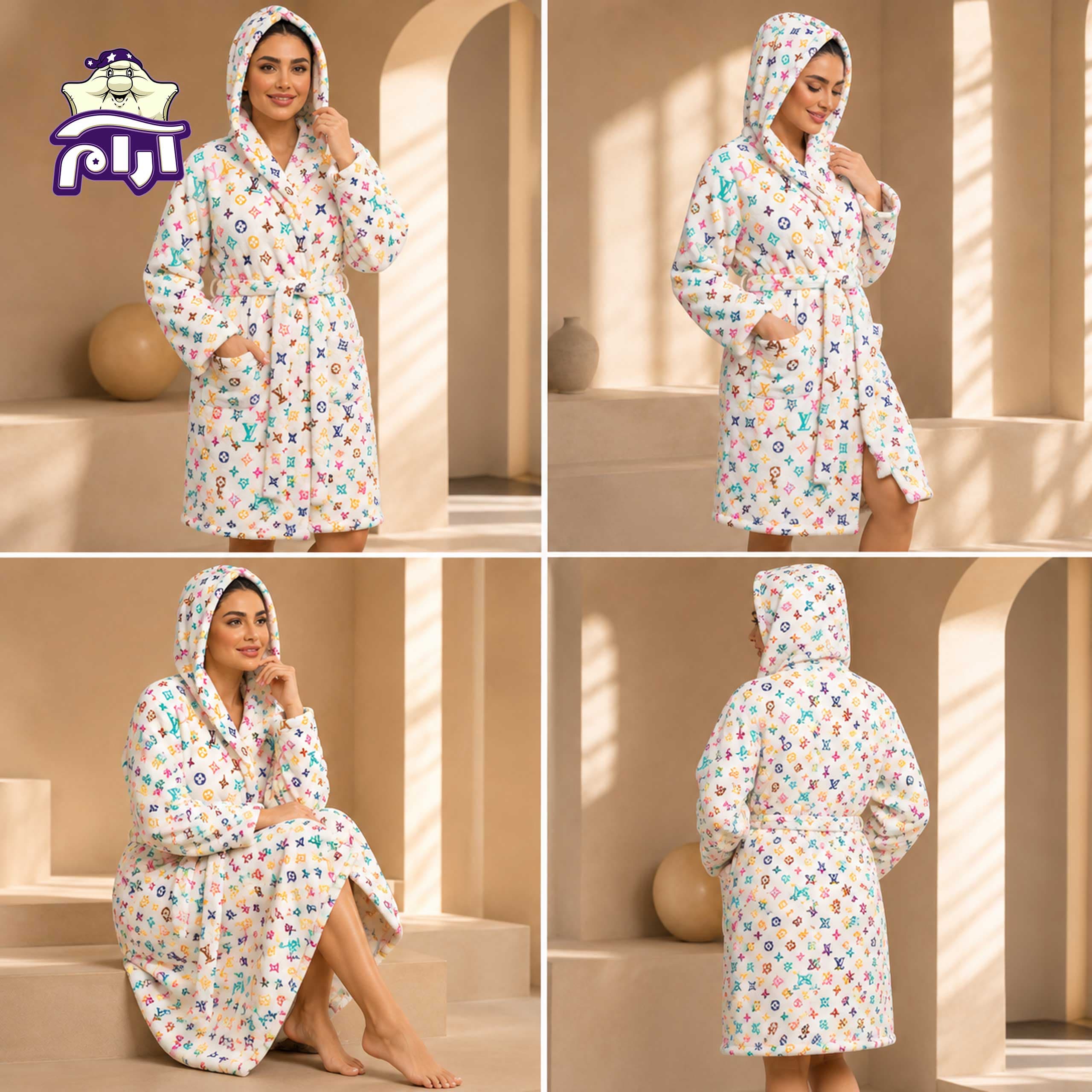 حوله پالتویی ایران حوله مدل LV سایز L — تصویر ۳