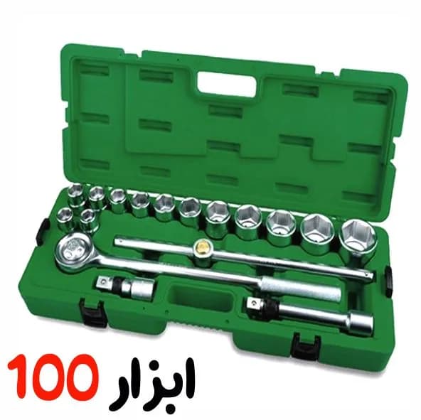 جعبه بکس 17 پارچه 3/4 درایو 6 پر تاپ تول (TOPTUL) مدل GCAI1701 — تصویر ۱۰