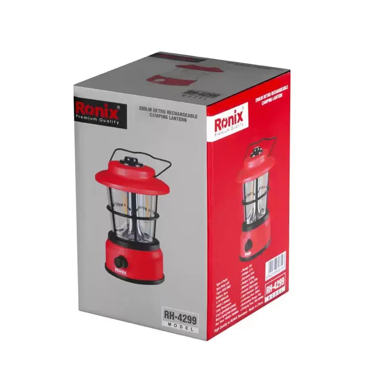 چراغ روشنایی فانوسی شارژی 280 لومن — تصویر ۷