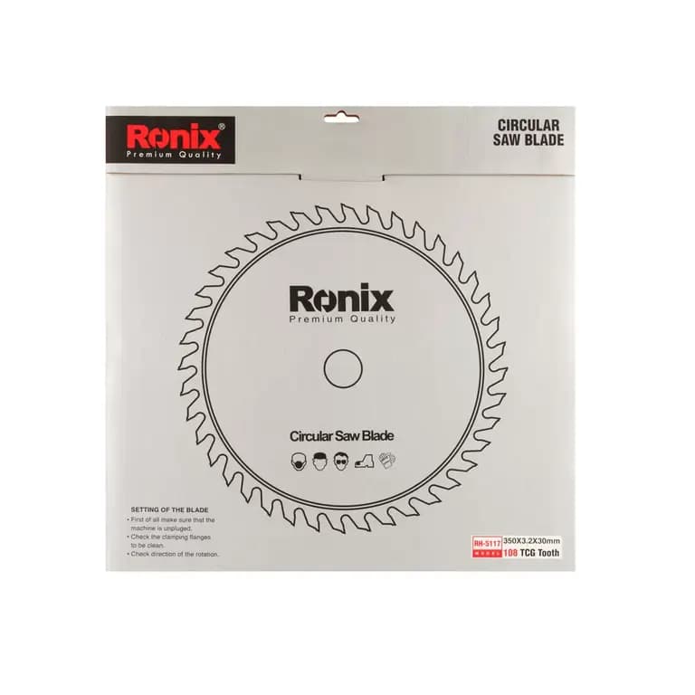 تیغ اره الماسه 350×108 MDF رونیکس مدل RH-5117 — تصویر ۹