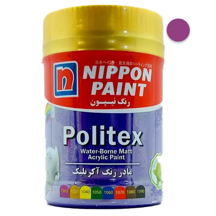 مادر رنگ بنفش مات آکریلیک نیپون کد 1010 حجم 1 کیلوگرم — تصویر ۲