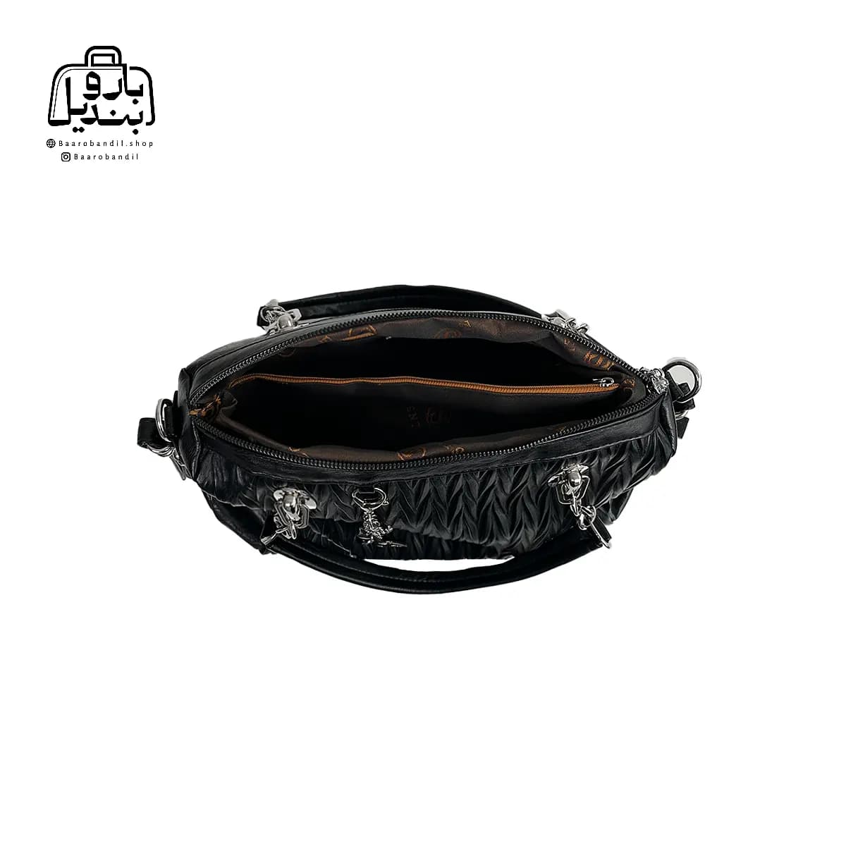 کیف زنانه دوشی سنتوزا Sentoza کد ۱۴۴۲ طرح میو MIU — تصویر ۸