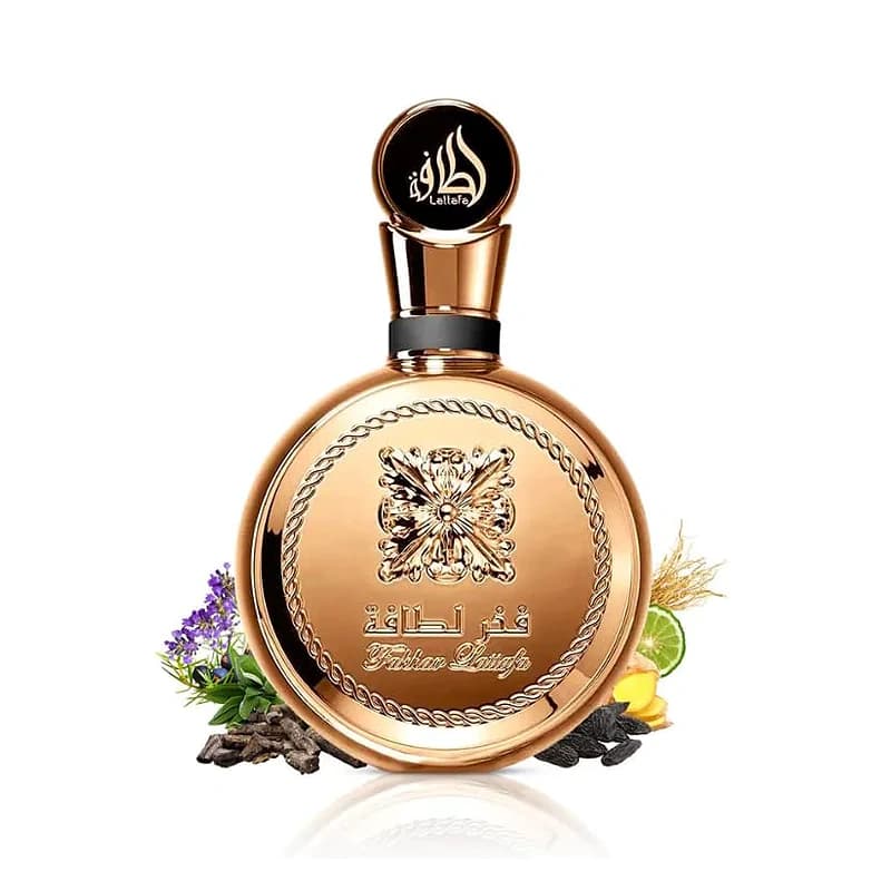 ادکلن مردانه لطافه فخر اکستریت (طلایی) 100 میلیلیتر — تصویر ۳