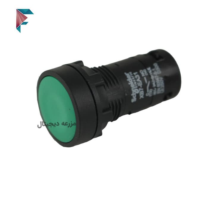 شستی استارت فشاری لوله ای طرح اشنایدر XB7-EA31 (سبز) – یکپارچه