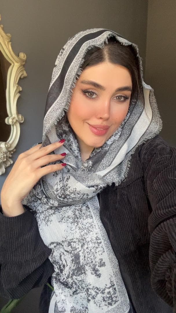 شال کشمیر طرح دیور جنگل کد ۵۰۶ — تصویر ۷