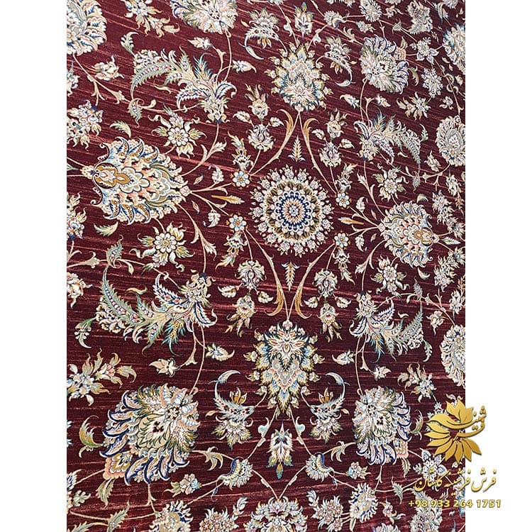 فرش 1500 شانه جدید افشان طرح وینتیج کد 7560 — تصویر ۴