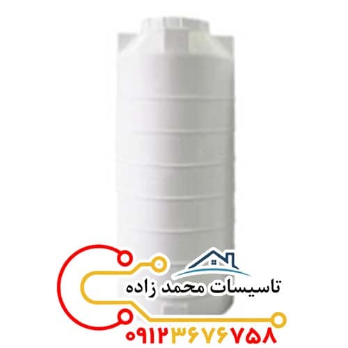 مخزن آب 800 لیتری عمودی بلند – تک لایه