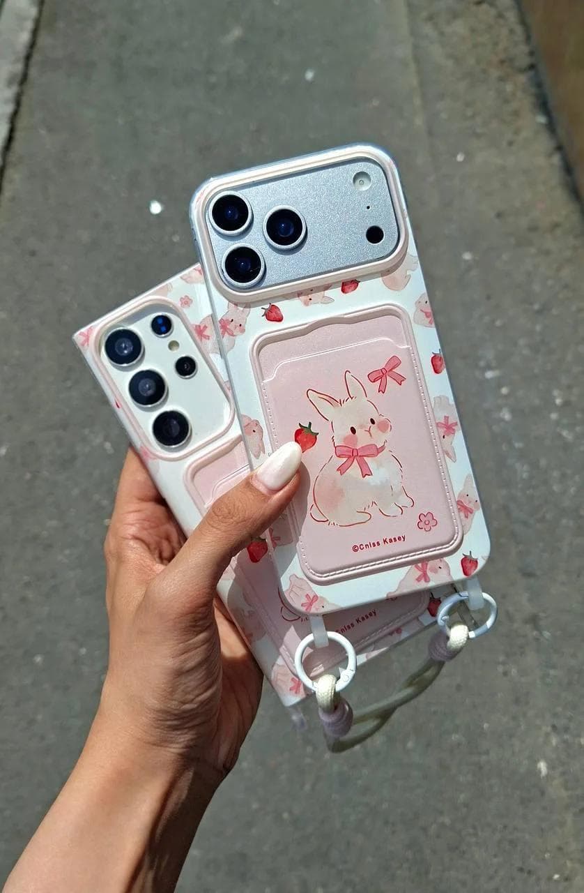 قاب طرح خرگوش جاکارتی دار گوشی سامسونگ A16 — تصویر ۱۱