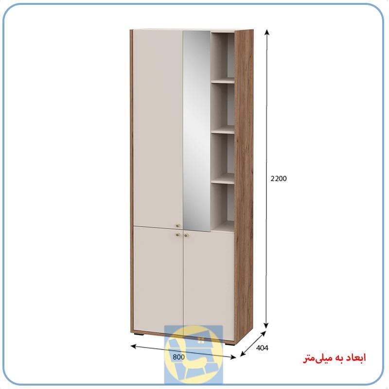 کمد جالباسی LHJ369 — تصویر ۵