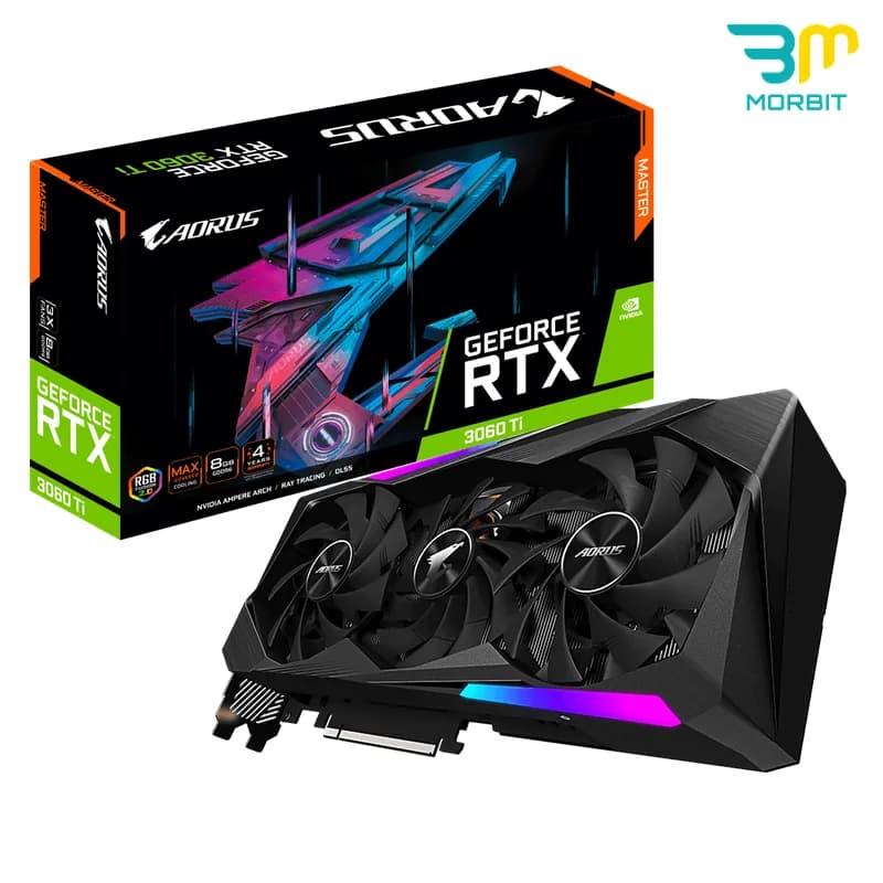 کارت گرافیک درحدنو Gigabyte AORUS Master RTX 3060 Ti 8GB — تصویر ۲