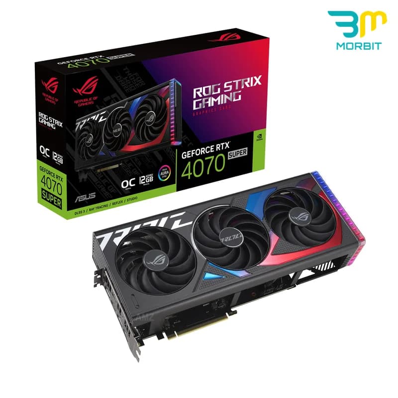 کارت گرافیک درحدنو ASUS ROG Strix RTX 4070 SUPER 12GB — تصویر ۲