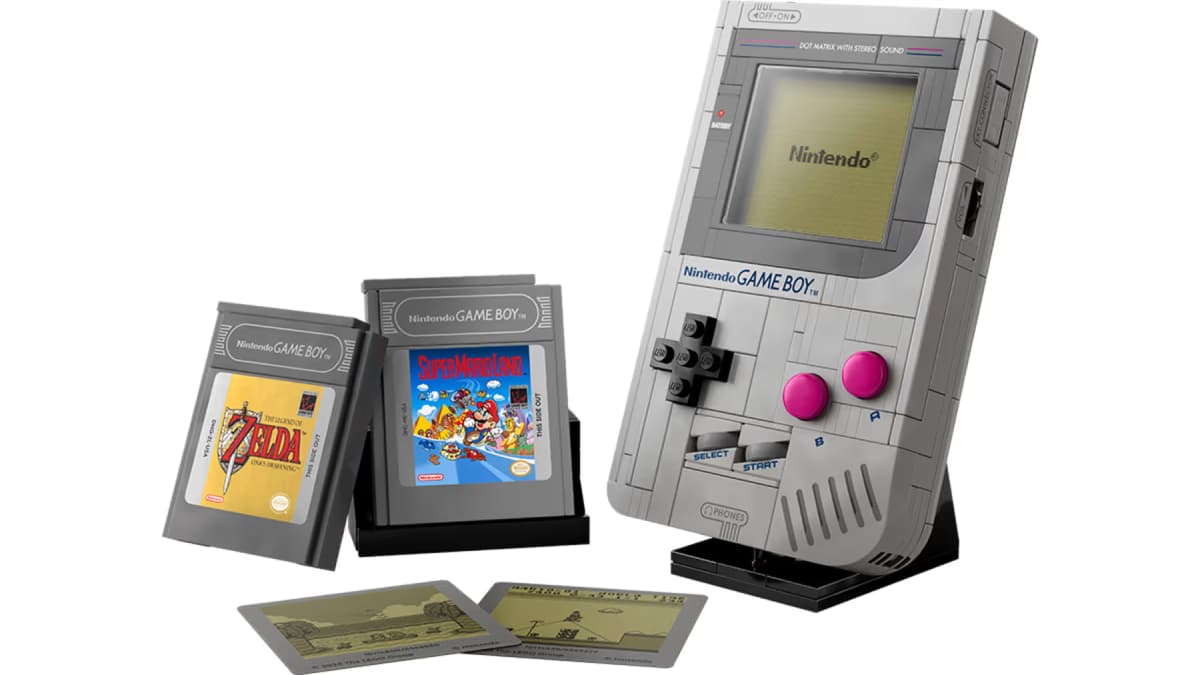 ست لگو کنسول دستی کلاسیک نینتندو گیم بوی LEGO Super Mario Game Boy Retro Building — تصویر ۲