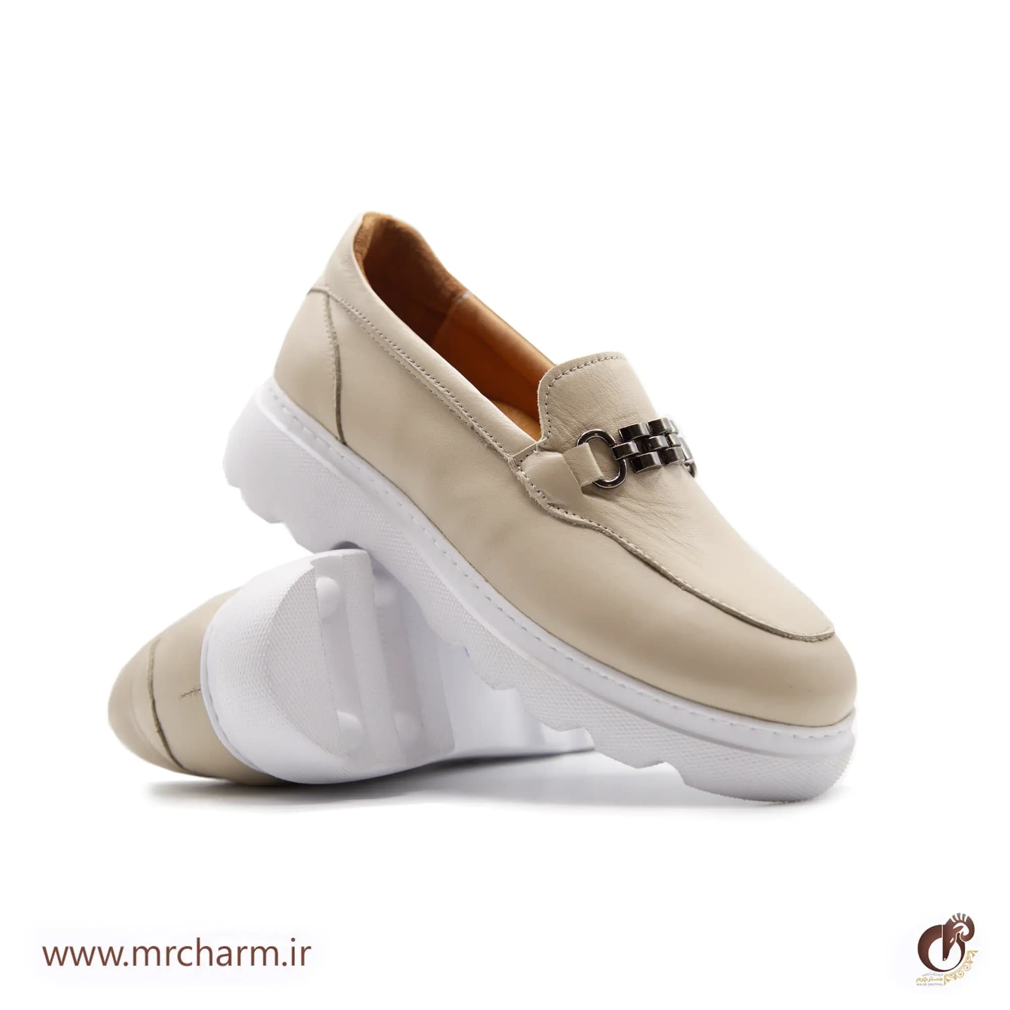 کفش زنانه لژ دار تمام چرم mrc1121-28 — تصویر ۵