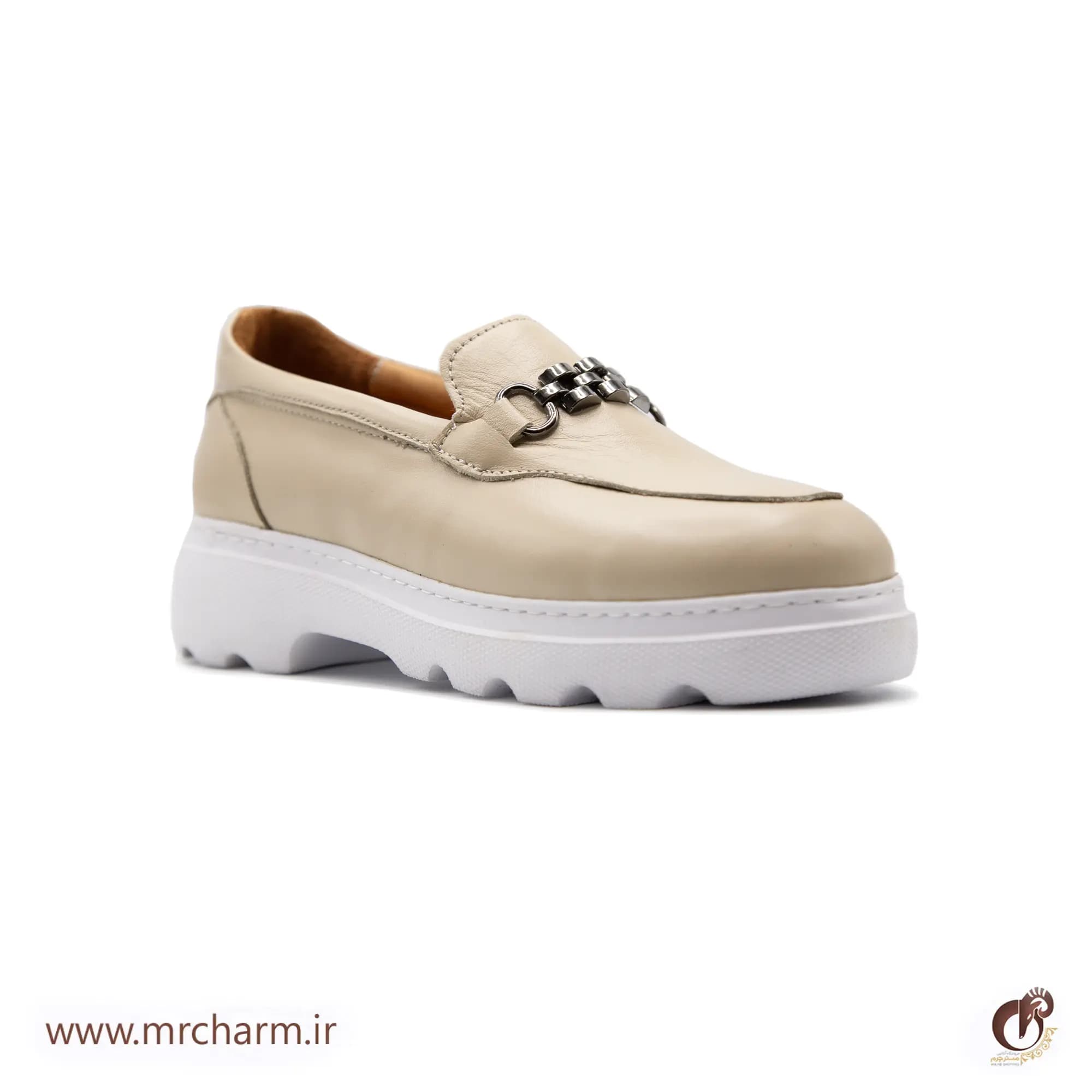 کفش زنانه لژ دار تمام چرم mrc1121-28 — تصویر ۲