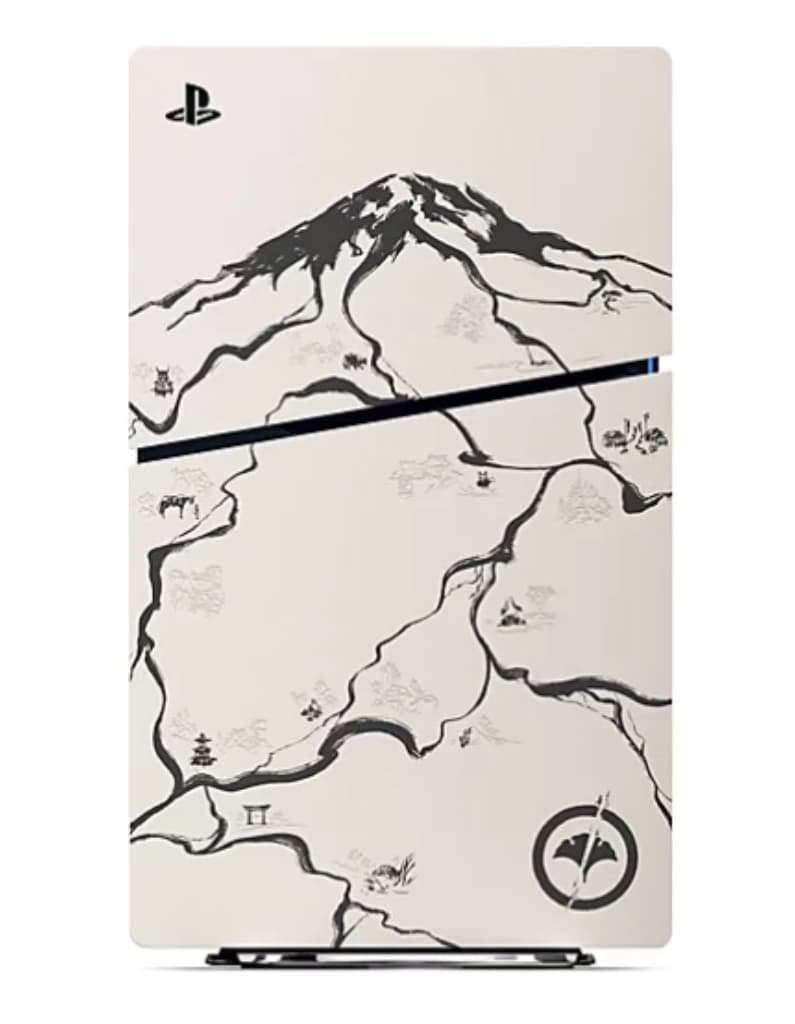 فیس پلیت faceplate ghost of yotei black برای ps5