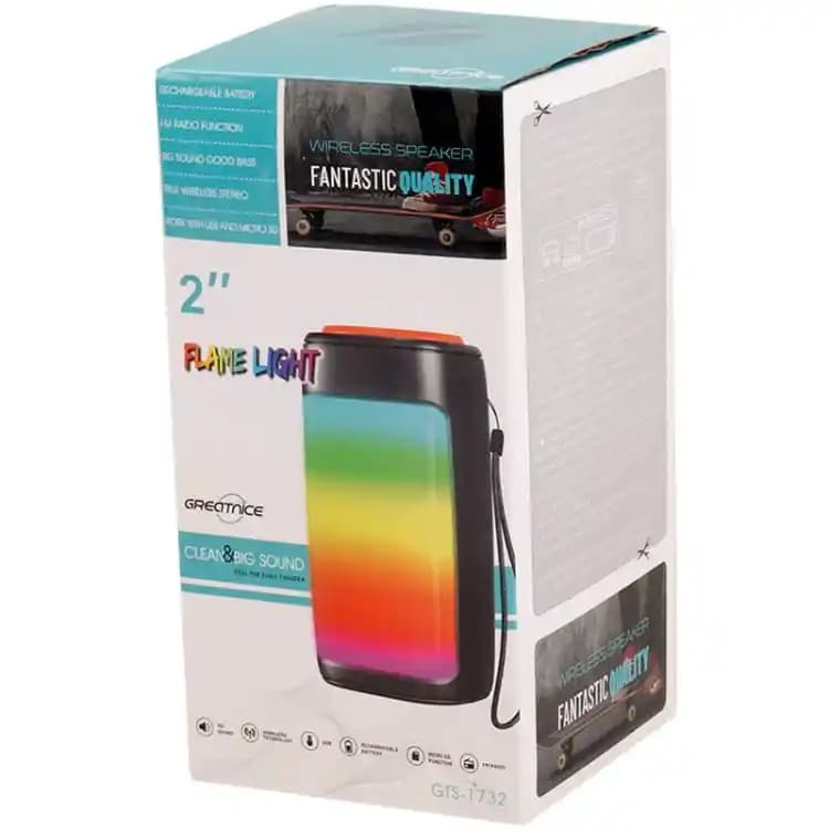 اسپیکر بلوتوثی قابل حمل گریت نایس مدل GTS-1732 — تصویر ۳