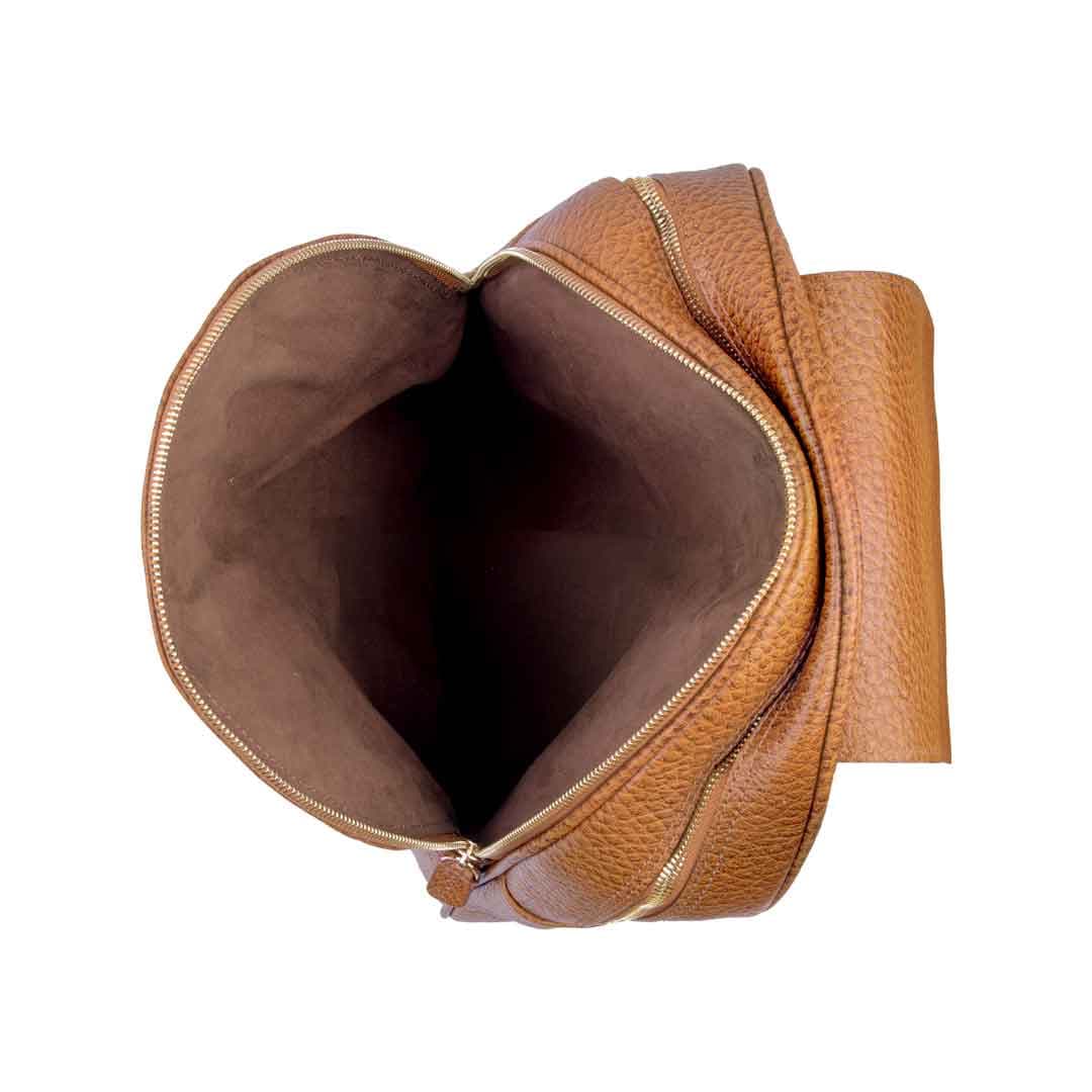 کوله پشتی چرم طبیعی آروین چرم کد AR-503 — تصویر ۷