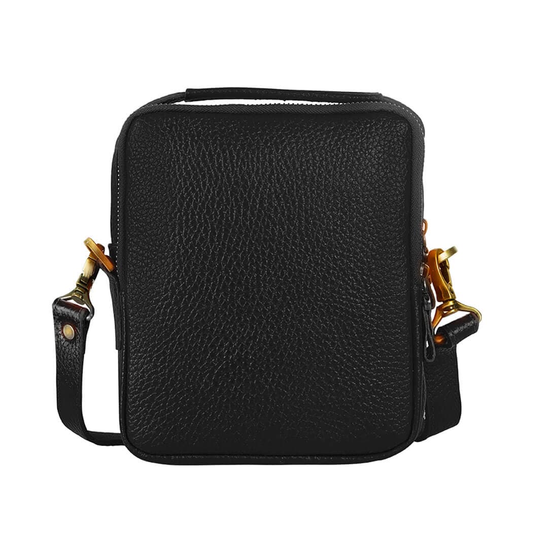 کیف دوشی چرم طبیعی آروین چرم کد AR-146 — تصویر ۲