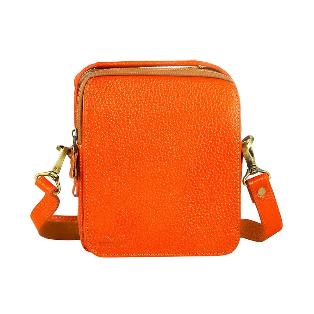 کیف دوشی چرم طبیعی آروین چرم کد AR-146 — تصویر ۷