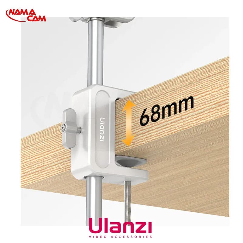 پایه و بازویی نگهدارنده رومیزی اولانزی Ulanzi TH04 برای دوربین، موبایل و نور — تصویر ۷