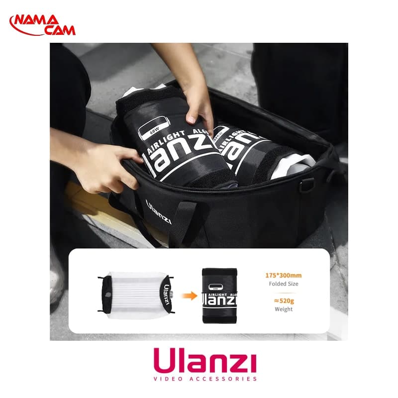 تیوب لایت بادی AL60 اولانزی Ulanzi AL60 Inflatable Bi-Color LED Air Tube Light — تصویر ۴