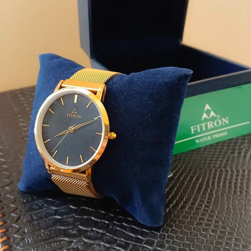 ساعت مردانه فیترون FITRON موتور میوتا ژاپن مدل 9278M بندمگنتی ژاپن درجه 1 — تصویر ۲