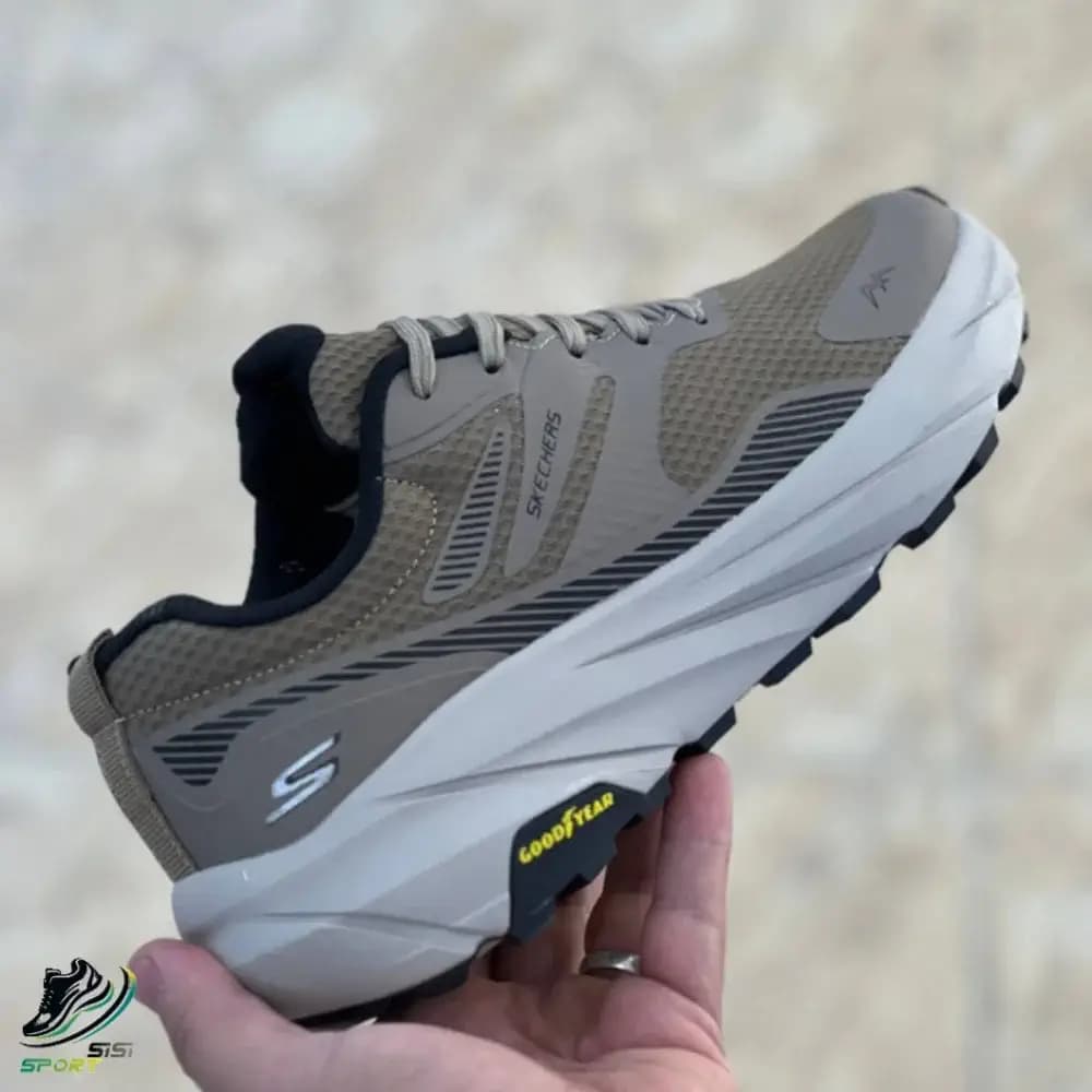 کفش مردانه اسکیچرز Go Run Trail Altitude 2 کرم — تصویر ۴