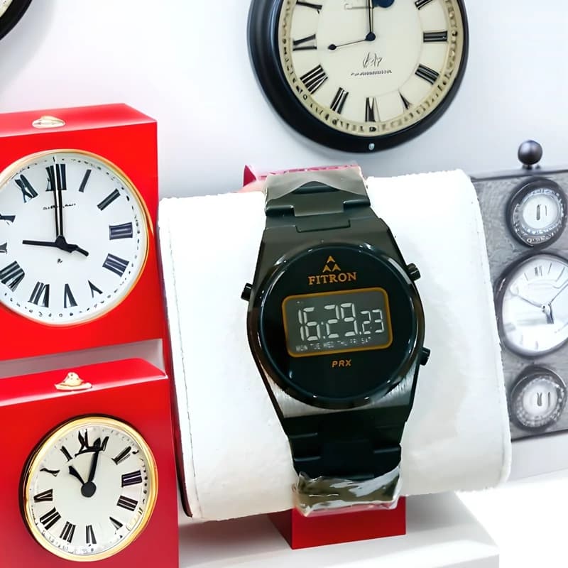 ساعت فیترون FITRON دوزمانه موتور میوتا اصل ژاپن مدل 9893M