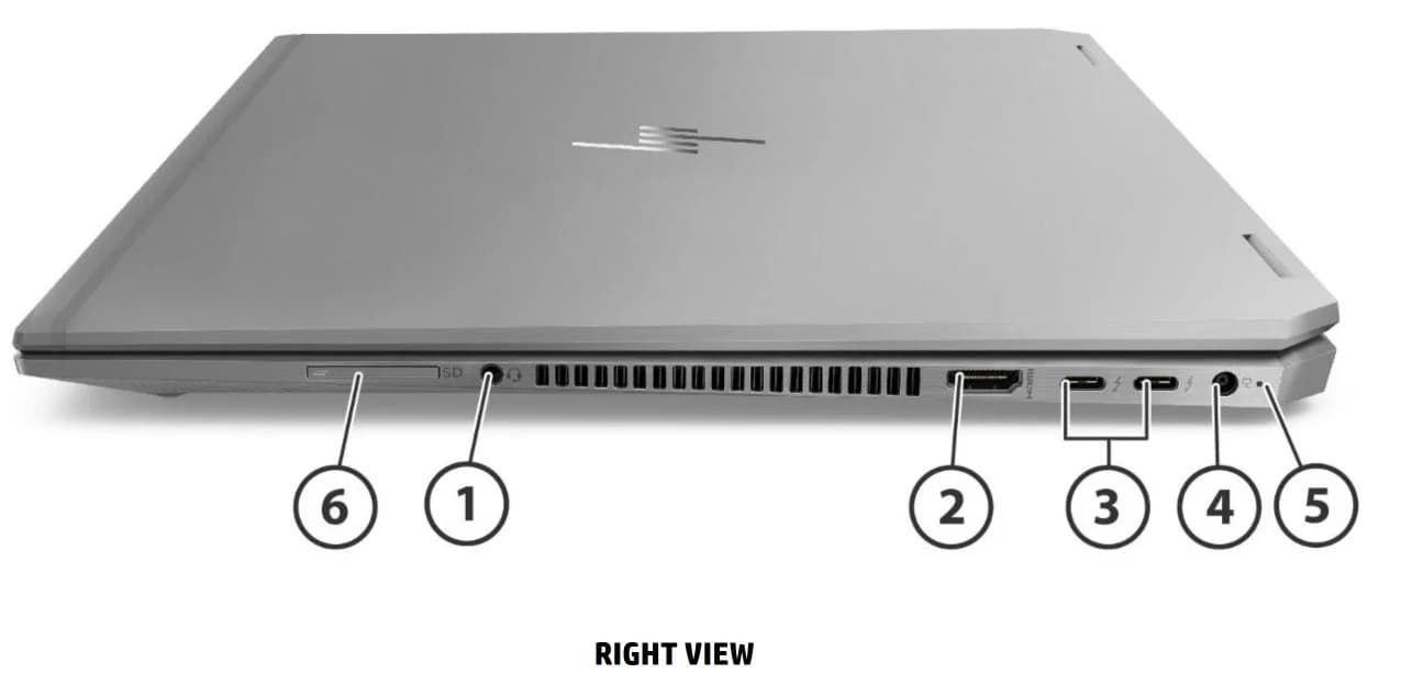 لپ تاپ استوک اچ پی مدل HP ZBook Studio x360 G5 ( پردازنده Xeon – سری پردازنده E-2176M – هارد 512 گیگابایت SSD – رم 16 گیگابایت – گرافیک NVIDIA P1000 4G – رزولوشن FHD – صفحه نمایش 15.6 اینچ ) — تصویر ۳