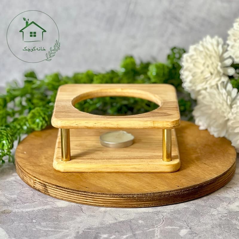 وارمر چوبی مربع بزرگ