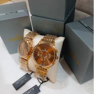 ساعت ست مردانه و زنانه Iwatch سه موتوره فعال مدل 190149M فول تایم موتور ژاپن