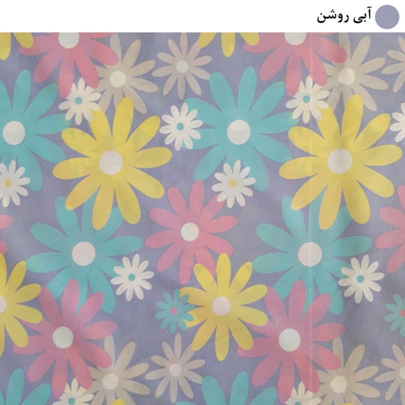 سرویس ملحفه سندس مدل رنگارنگ کد KF300 یکنفره 2 تکه — تصویر ۶