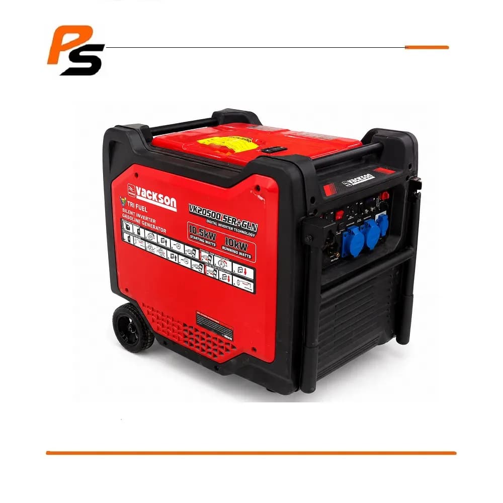 موتور برق سایلنت سه گانه سوز واکسون (VACKSON) 10.5 کیلووات مدل VK20500iSER-GLN