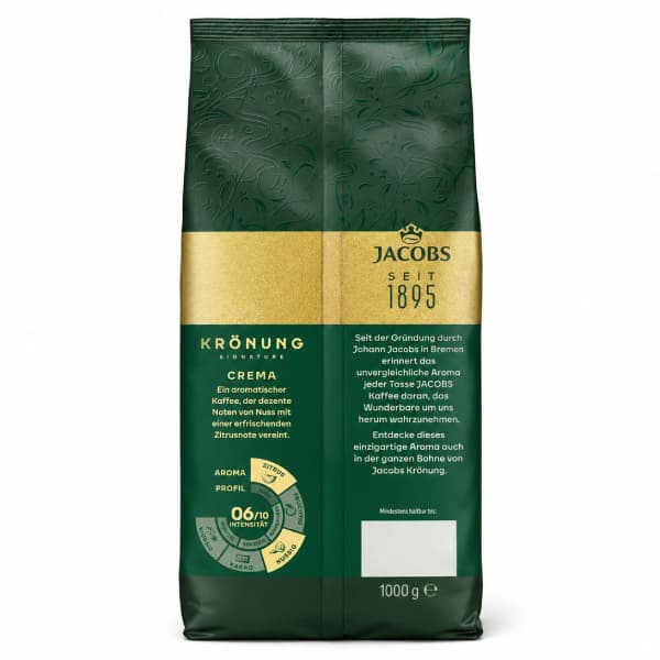 دانه قهوه جاکوبز کرونانگ سیگنچر کرما (1kg) — تصویر ۲