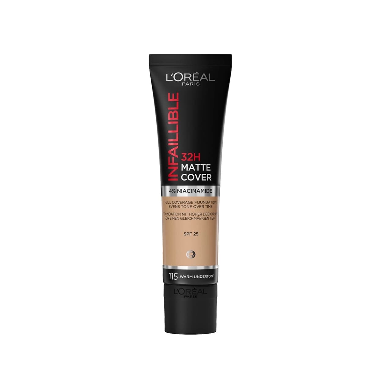 کرم پودر اینفالیبل لورال 32 ساعته مات شماره Loreal 115 — تصویر ۲
