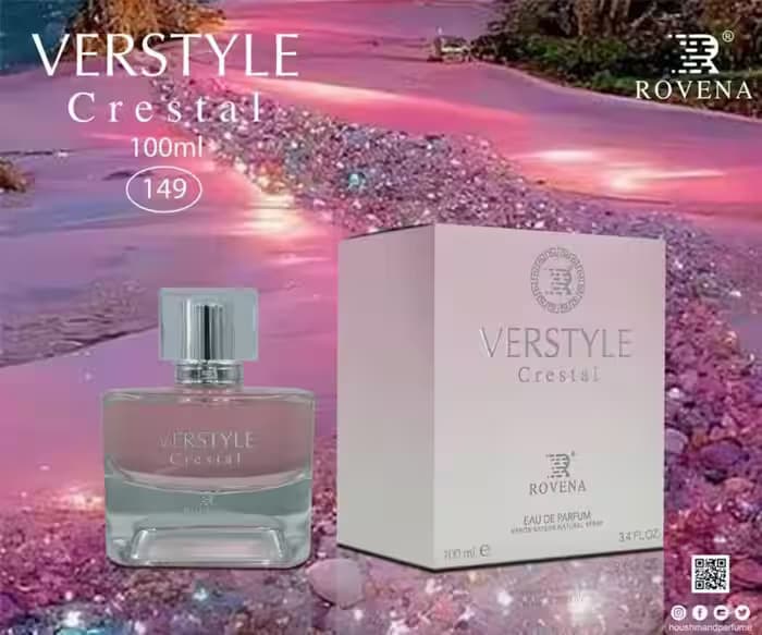 ادکلن ورساچه برایت کریستال روونا صورتی – ورستایل کریستال | Rovena Verstyle Crestal — تصویر ۵