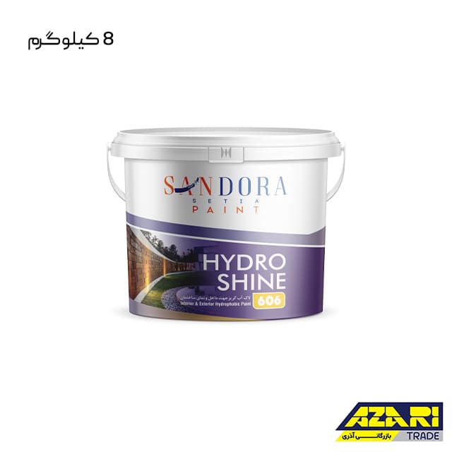 لاک آب گریز هیدروشاین شفاف ساندورا کد 606 دبه