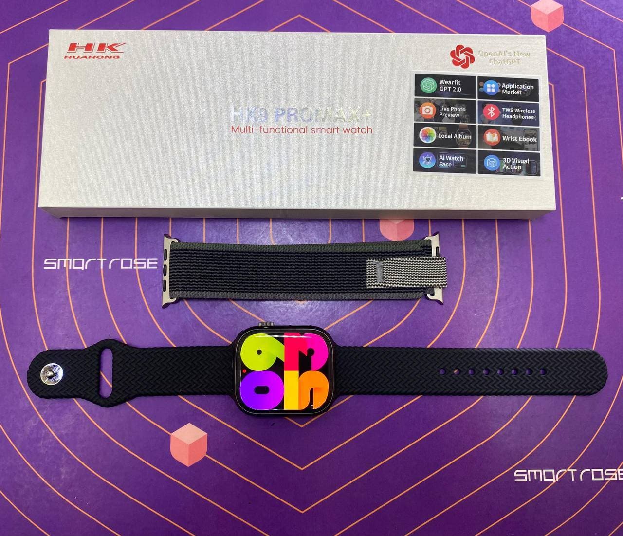 ساعت هوشمند طرح اپل واچ مدل hk9 pro max plus اصلی با گالری عکس — تصویر ۴