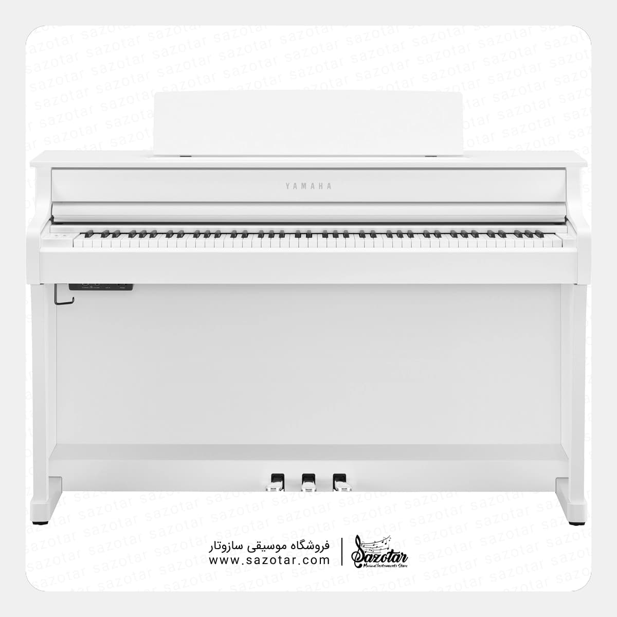 پیانو دیجیتال یاماها CLP-845 سفید — تصویر ۳