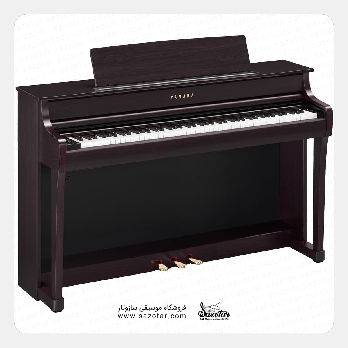 پیانو دیجیتال یاماها CLP-845 رزوود — تصویر ۲