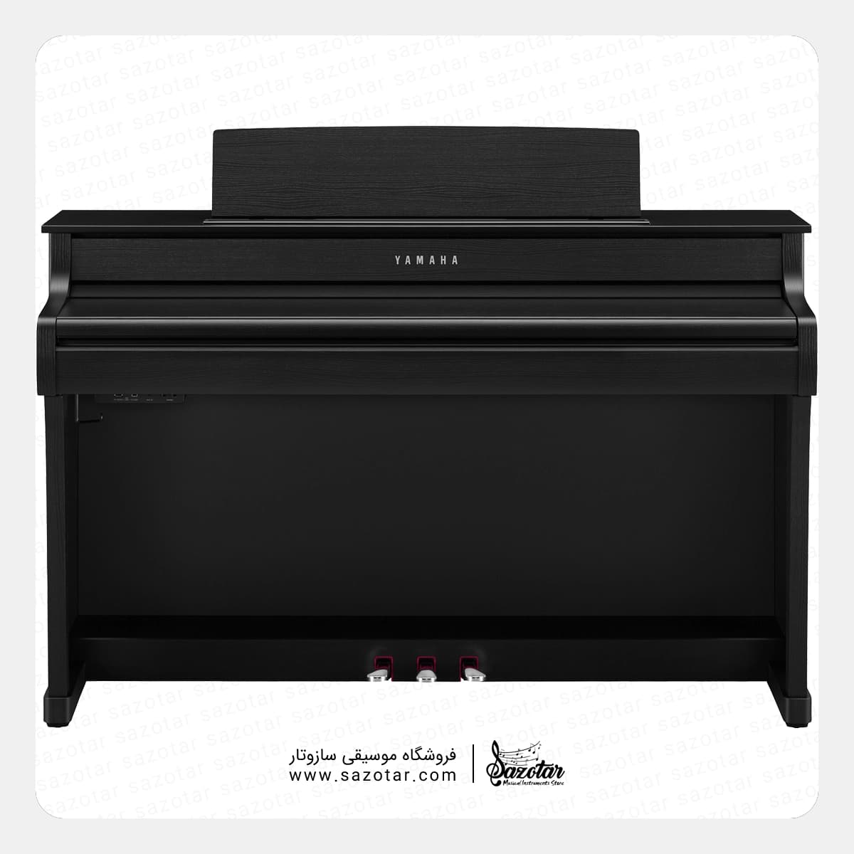 پیانو دیجیتال یاماها CLP-845 مشکی — تصویر ۴