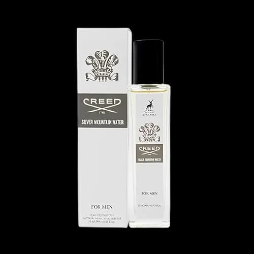 عطر جیبی الحمبرا کرید سیلور مانتین واتر مردانه ادو پرفیوم 35 میلی لیتر | Alhambra Pocket Creed Silver Mountain Water 35ml EDP